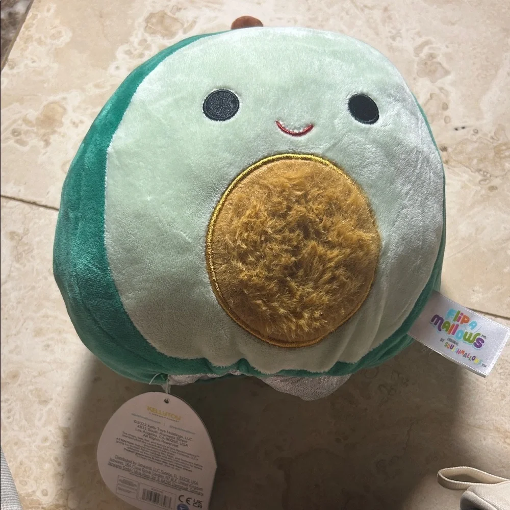 Squishmallows Cute Plush Burrito / Avocado Flip